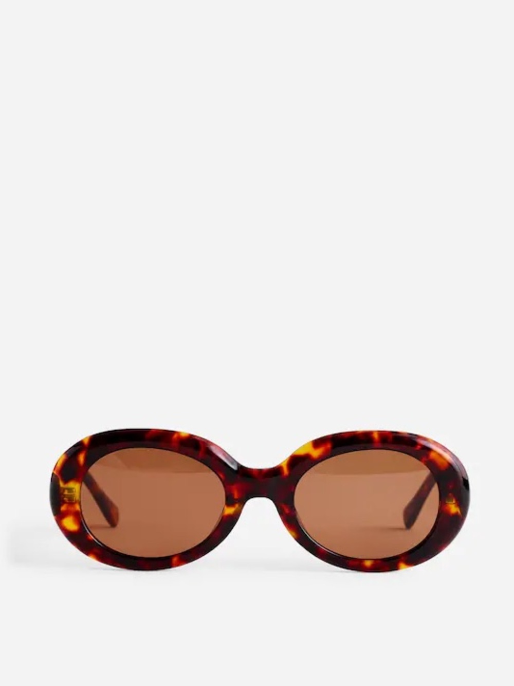 New $75 Madewell Valoma Tortoise Chunky Oval Sunglasses